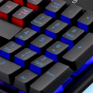 XTECH KEYBOARD WIRED ENGLISH USB BLACK GAMING