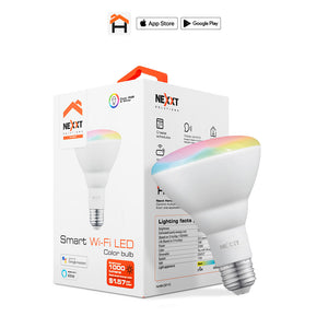 NEXXT SOLUTIONS CONNECTIVITY LIGHT BULB BR30 110V - MULTICOLOUR - COMPATIBLE WITH AMAZON ALEXA AND GOOGLE ASSISTANT
