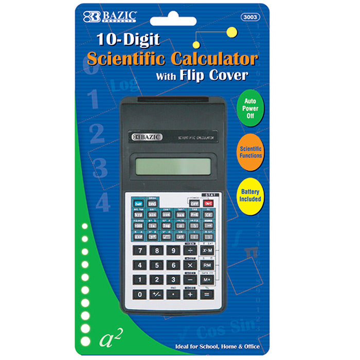 BAZIC CALCULATOR SCIENTIFIC 10-DIGIT