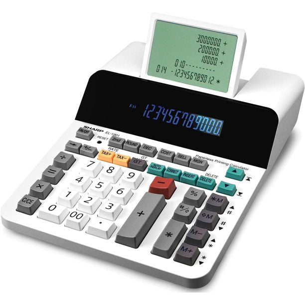12 DIGIT PAPERLESS PRINT CALCULATOR