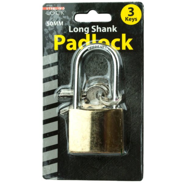 STEEL PADLOCK WITH THREE KEY