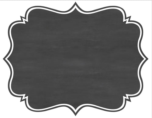 CHALKBOARD SIGN W/BORDER