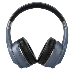 KLIPX FUNK HEADPHONES WITH MIC ON EAR BLUETOOTH WIRELESS, WIRED 3.5MM JACK BLUE