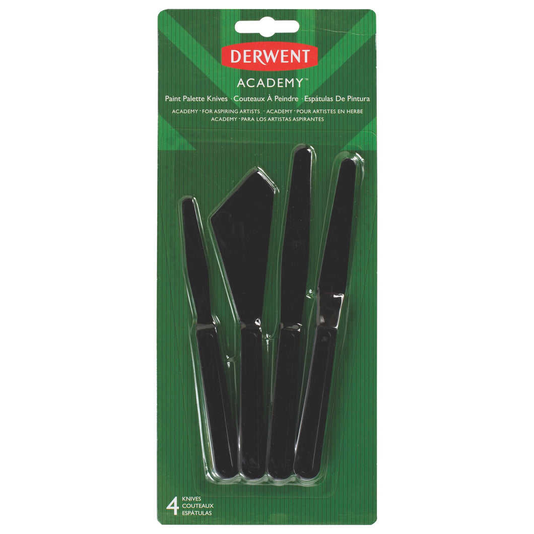 DERWENT ACADEMY PAINT KNIVES 4S