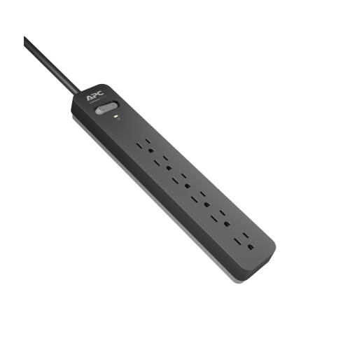 APC Essential SurgeArrest Surge Protector PE63, 6 Outlets, 3 Foot Cord, 120V