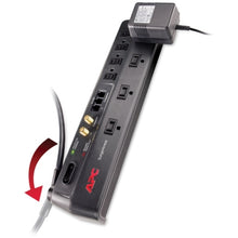 Load image into Gallery viewer, APC Home Office SurgeArrest 8 Outlet with Phone (Splitter) and Coax Protection, 120V