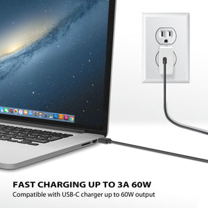 ILUV  USB-C to USB-A Sync & Charge Cable (3 ft)