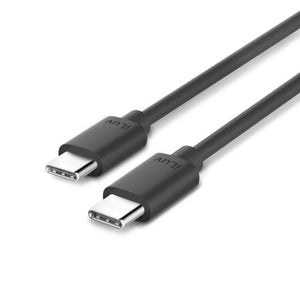 ILUV -USB CABLE USB-C M TO USB-C M - USB 3.1 GEN 2-3FT REVERSIBLE C CONNECTOR - BLACK