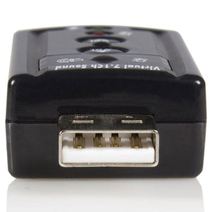 STARTECH VIRTUAL 7.1 USB STEREO AUDIO ADAPTER EXTERNAL SOUND CARD