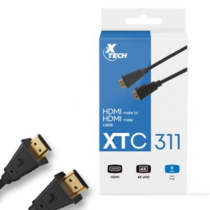 XTECH 6FT HDMI M/M V1.3 CAT2
