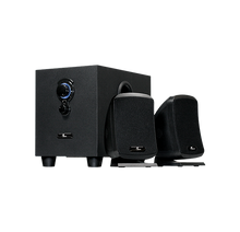 Load image into Gallery viewer, XTECH SPEAKER SYSTEM 2.1 CHANNEL BLACK