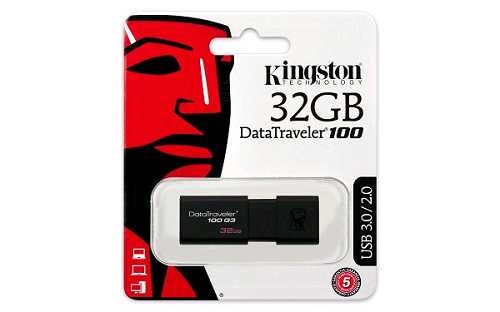 KINGSTON USB FLASH DRIVE 32GB