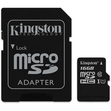 Load image into Gallery viewer, KINGSTON 16GB MICROSDHC CANVAS SELECT 80R CL10 UHS-I CARD