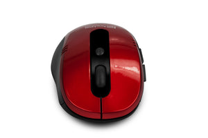 KLIPX MOUSE 6-BUTTON OPT WIRELESS RED