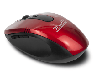 KLIPX MOUSE 6-BUTTON OPT WIRELESS RED