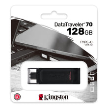 Load image into Gallery viewer, KINGSTON DATA TRAVELER 70 - USB FLASH DRIVE 128GB USB-C