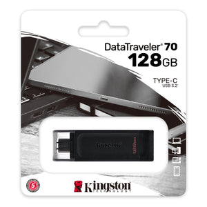 KINGSTON DATA TRAVELER 70 - USB FLASH DRIVE 128GB USB-C