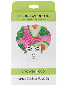 LEMON LAVENDER SHOWER CAP