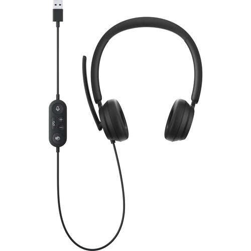 MICROSOFT MODERN HEADSET USB EN/SP BLACK WIRED, USB