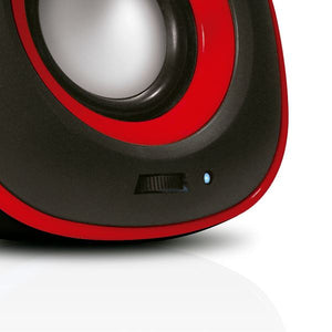 XTECH SPEAKER 2.0 CHANNEL 6W WIRED RED