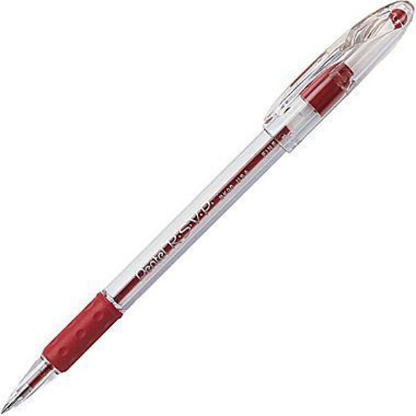 PENTEL RSVP BALL RED FINE
