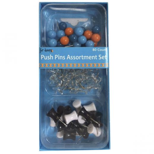PUSH PIN SET IN ASSORTED STYLES