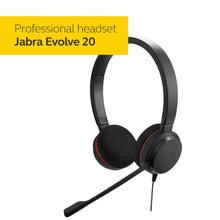 Load image into Gallery viewer, Jabra Evolve 20 UC Headset Duo