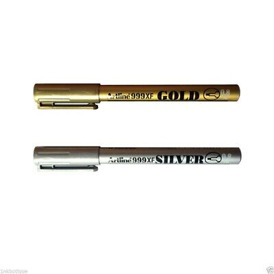MARKER METALLIC SILVER/GOLD PK2