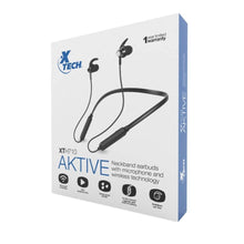 Load image into Gallery viewer, XTECH NECKBAND EARBUDS WIT MIC WIRELESS