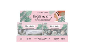 MICROFIBER SCRUNCHIE / HEADBAND SET