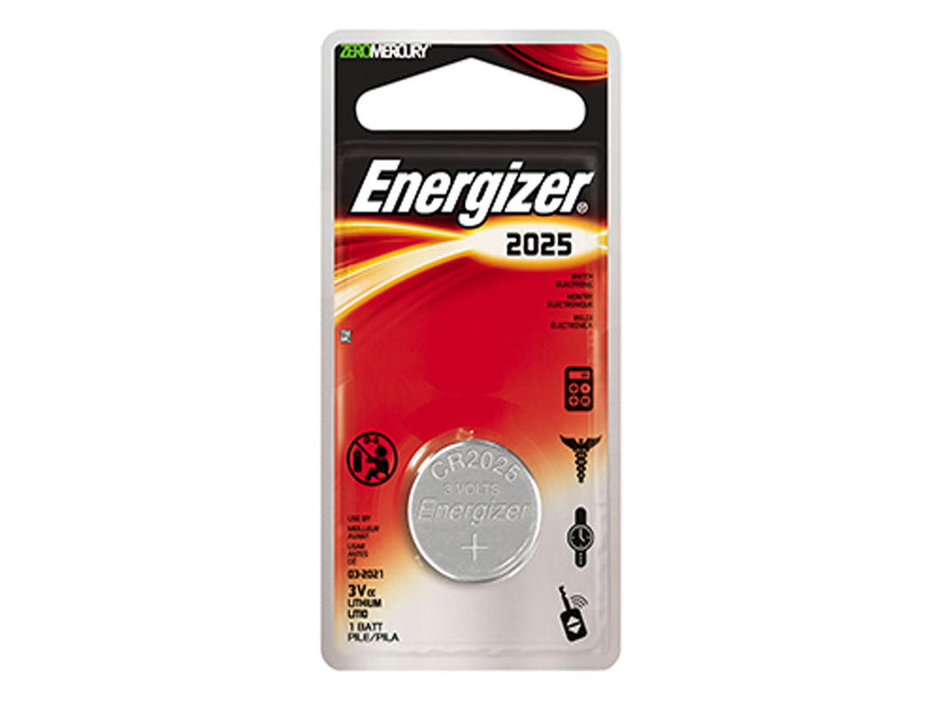 CR2025 Energizer Lithium Batteries
