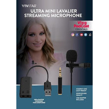 Load image into Gallery viewer, Vivitar Ultra-mini Lavalier  Streaming Microphone
