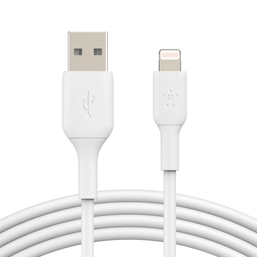 BELKIN BOOST CHARGE LIGHTNING TO USB WHITE