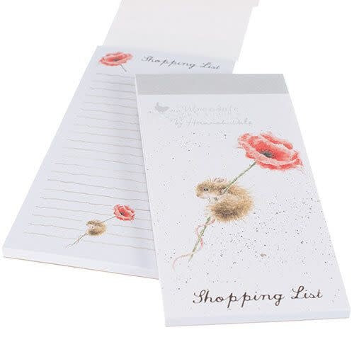 MOUSE AND POPPY SHOPPING PAD