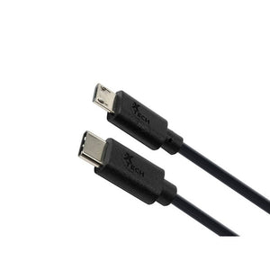 XTECH USB CABLE USB TYPE C MALE TO MICRO USB A 2.6 MALE 6FT.