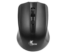 Load image into Gallery viewer, XTECH MOUSE WLS 2.4GHZ 4-BUTTON 1600DPI BLACK